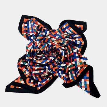 Pre Owned Hermes Multicolor Silk Scarf