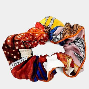 مملوكة مسبقًا Hermes silk hair scrunchie
