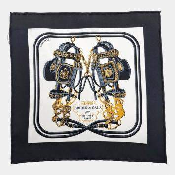 Pre Owned Hermes Multicolor Silk Nano Scarf