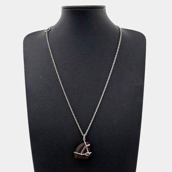 Pre Owned Hermes Silver Chain Necklace