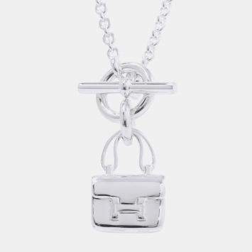 Pre Owned Hermes Constance Amulette Necklace Sv925