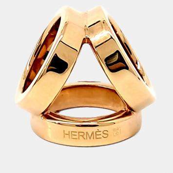 Pre Owned خاتم وشاح هيرمس معدني