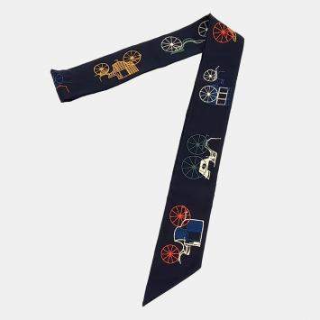 Pre Owned Hermes Silk Maxi Twilly Slim