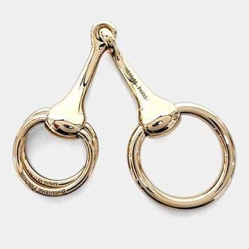 Pre Owned خاتم وشاح هيرمس جولد مورسي الذهبي