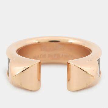Pre Owned Hermes Athena Ring Size 51 Etoupe Veau Madame