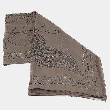 Pre Owned Hermes beaded shawl and scarf