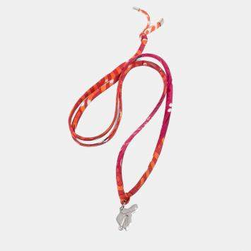 Pre Owned Hermes Tourbillon Silk Necklace