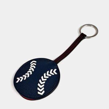 Pre Owned Hermes Leather Baseball Bag Charm