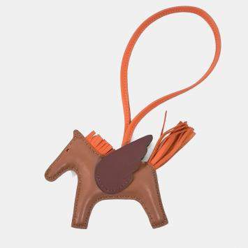 Pre Owned Hermes Pegasus Rodeo Bag Charm Small