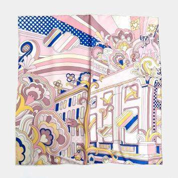 Pre Owned Hermès Multicolor Silk Petite Scarf