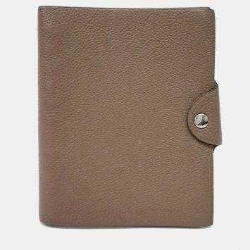Pre Owned غطاء مذكرات هيرمس مع (I) إضافات