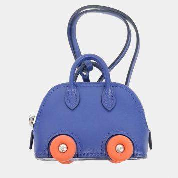 Pre Owned Hermès Bolide on Wheel Leather Bag Charm (B)