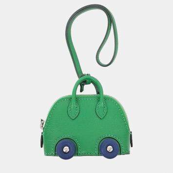 Pre Owned Hermès Bolide on Wheel  Leather Bag Charm (B)