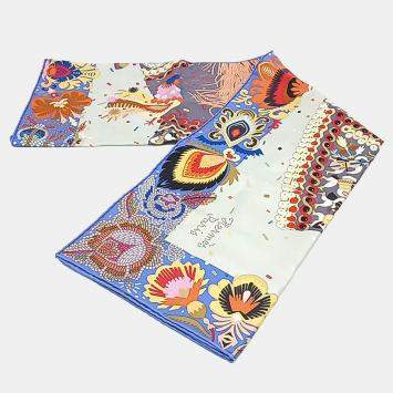 Pre Owned Hermes Multicolor Silk Scarf