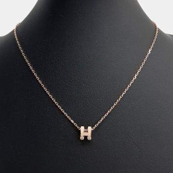 Pre Owned Hermès Pop H Mini Necklace