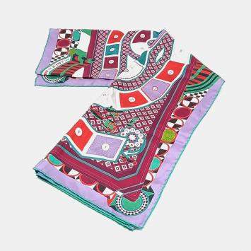 Pre Owned Hermès Multicolor Silk Scarf