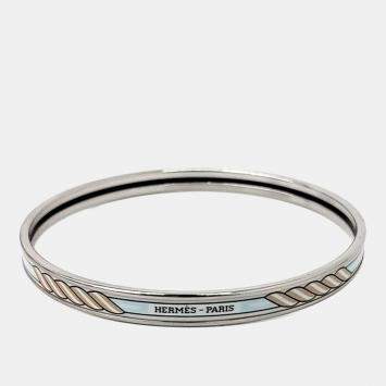 Pre Owned Hermès Silver Tone Bangle