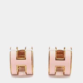 Pre Owned Hermès Mini Pop H Logo Earrings