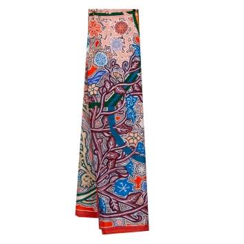 Pre Owned Hermes Multicolor Printed Cashmere & Silk L'arbre du Vent Scarf
