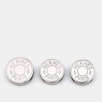 Pre Owned Hermès Clou De Selle Twilly Scarf Ring Set of 3