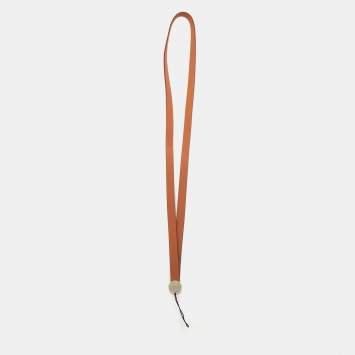 Pre Owned Hermes Natural Vache Hunter Lanyard