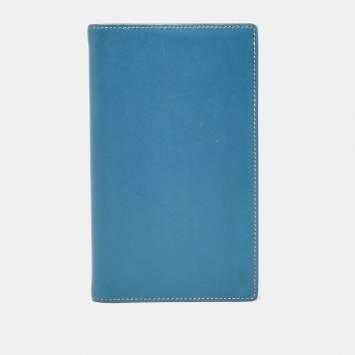 Pre Owned Hermes Celeste Swift Leather Vision II Simple Agenda Cover