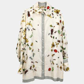 Hermes Shirt Blouse White Size 40