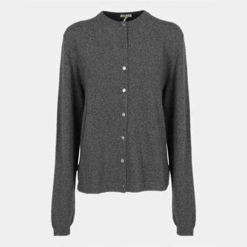 Pre Owned Hermes  Women's Wool Cardigan - Grey - XL