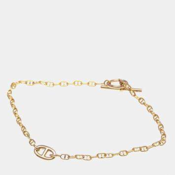 Hermes 18K Pink Gold Chaine D'ancre Farandole Bracelet