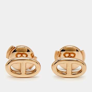 مملوكة مسبقًا Hermès Farandole 18k Rose Gold Very Small Model Earrings
