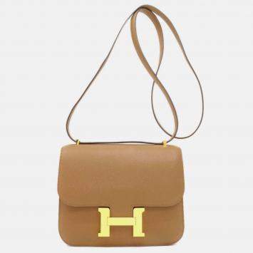 Hermes Brown Epsom Constance Bag