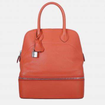 Pre Owned Hermes Capucine Evercolor Bolide Secret Bag