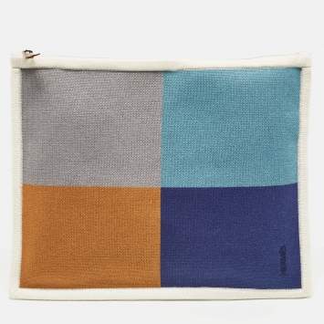 Pre Owned Hermès Marine/Noisette Cashmere Hestia Case