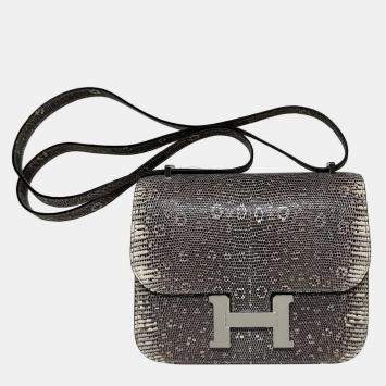 Hermes Lizard Ombre Constance Mirror 18 bag PHW