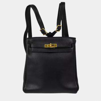 Hermes Black Box Kelly Ado PM Backpack