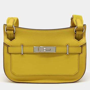 Pre Owned Hermes Leather Gypsiere Mini 22 Shoulder Bag
