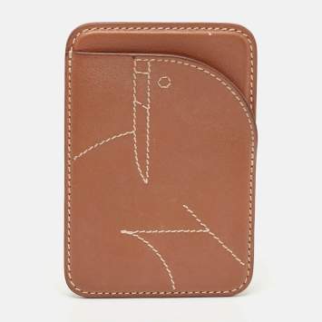 Hermès Gold Swift Leather Walrus MagSafe Card Holder
