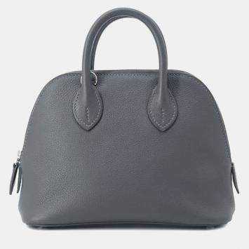 Hermes Ardoise Evercolor Bolide 1923 Mini Satchel Bag