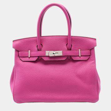 Hermes Magnolia Togo Leather Birkin 30 Bag