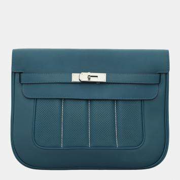 Hermes Blue  Berline 28 Shoulder Bag