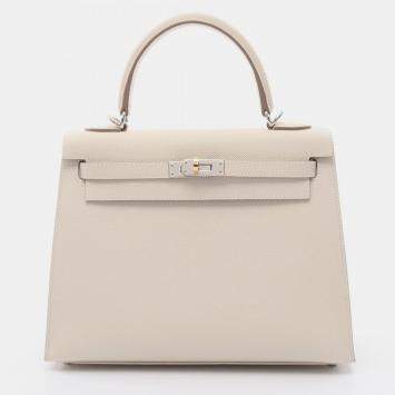 Hermes Craie Leather Kelly 25 