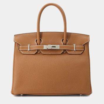 Hermès Gold Togo Leather Birkin 30