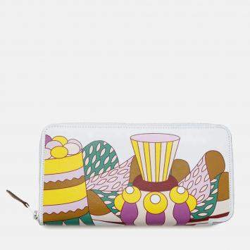 Hermes Azap Silk In La Patisserie Francaise Blue Brume Swift Long Wallet
