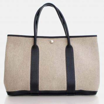 Hermes Garden Party 36 Buffle Skipper Toile Bag