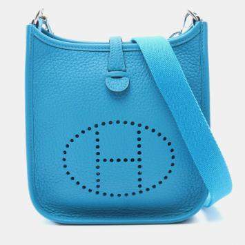 Hermes Evelyne TPM Amazon Blue Frida Y Taurillon Clemence Bag
