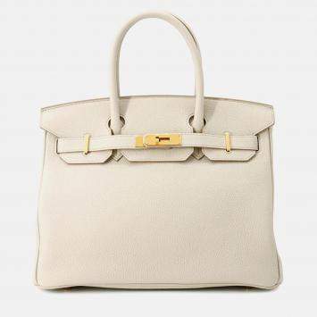 Hermes Birkin Beton 30 Togo Leather Bag