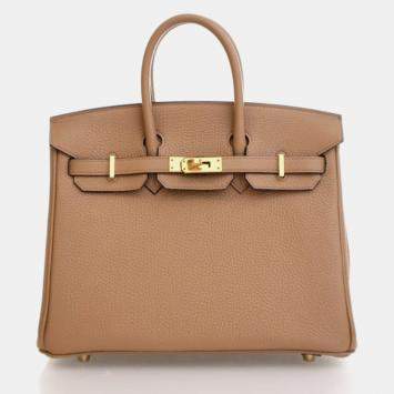 Hermès Birkin 25 Chai Togo Leather Top Handle Bag