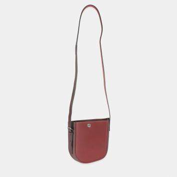 Pre Owned Hermes Rouge H Tadelakt Togo Swift Perspective Cavaliere 21 PHW