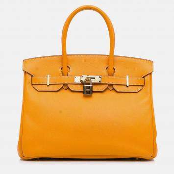 Hermes Birkin Retourne 30 Epsom Leather Tote Bag