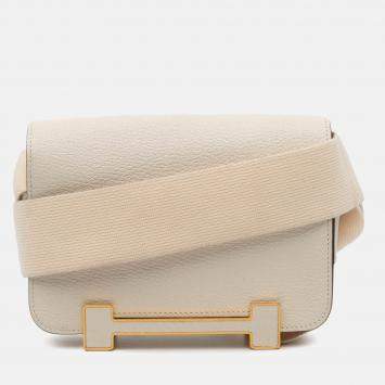 Hermes Geta Nata Chevre Mysore Leather Shoulder Bag